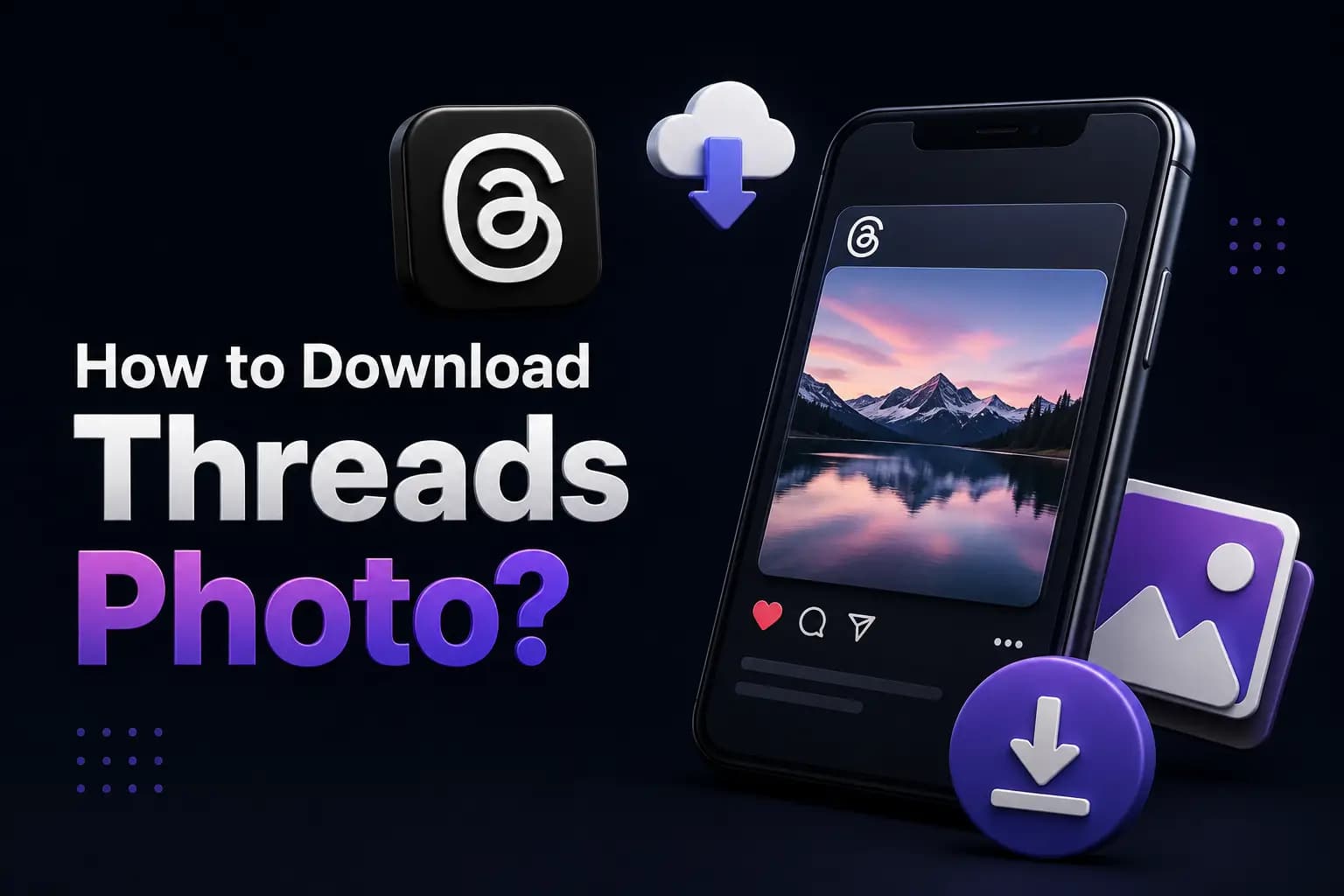 Downloading a Threads photo carousel and saving every picture as a full resolution JPG without a watermark